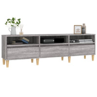 Mobile Porta TV Grigio Sonoma 150x30x44,5 cm Legno Multistrato 831915
