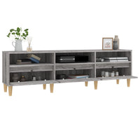 Mobile Porta TV Grigio Sonoma 150x30x44,5 cm Legno Multistrato 831915