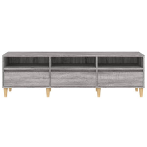 Mobile Porta TV Grigio Sonoma 150x30x44,5 cm Legno Multistrato 831915