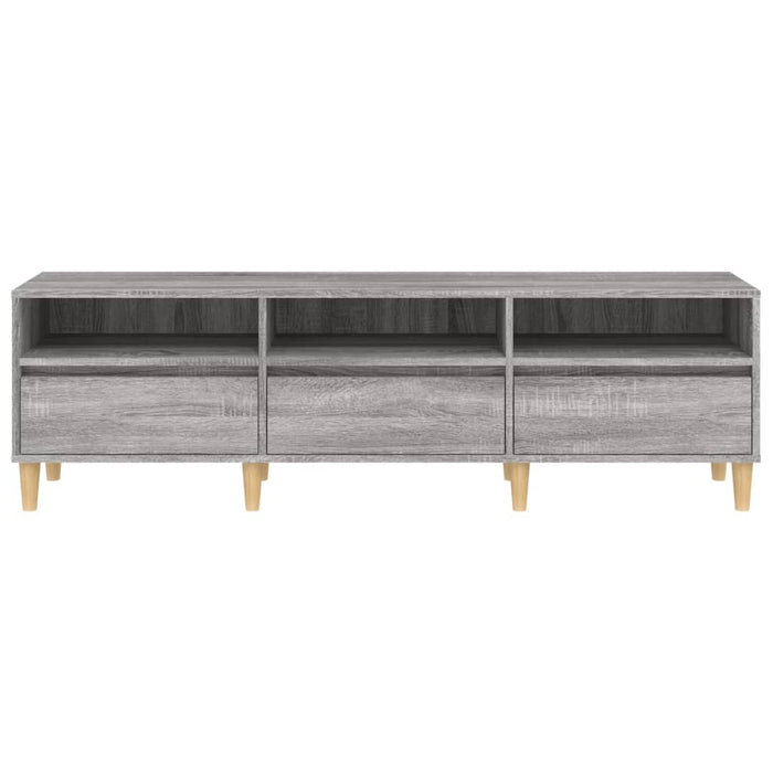 Mobile Porta TV Grigio Sonoma 150x30x44,5 cm Legno Multistrato 831915