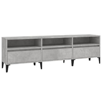 Mobile TV-Credenza TV-Console TV Grigio Cemento 150x30x44,5 cm Legno Multistrato 801085