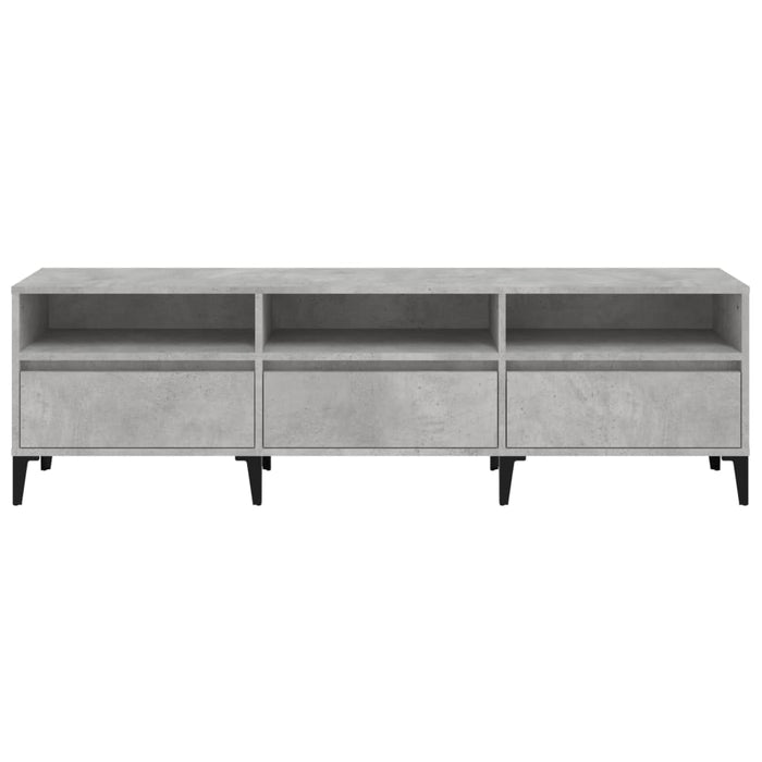 Mobile TV-Credenza TV-Console TV Grigio Cemento 150x30x44,5 cm Legno Multistrato 801085