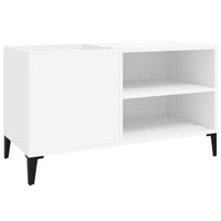 Mobile Porta Dischi Bianco 84,5x38x48 cm in Legno Multistrato 831949
