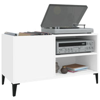 Mobile Porta Dischi Bianco 84,5x38x48 cm in Legno Multistrato 831949