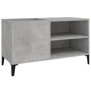 Mobile Porta Dischi Grigio Cemento 84,5x38x48 Legno Multistrato 831953