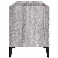 Mobile Porta Dischi Grigio Sonoma 84,5x38x48 Legno Multistrato 831955