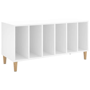 Mobile Porta Dischi Bianco 100x38x48 cm in Legno Multistratocod mxl 73306