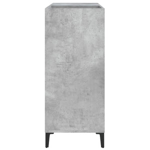 Mobile Porta Dischi Grigio Cemento 84,5x38x89 Legno Multistrato 832001