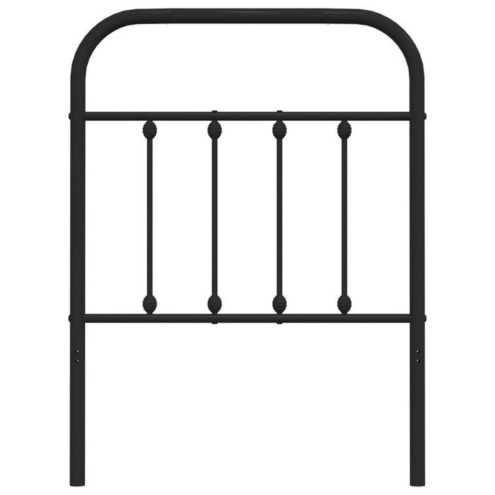 Testiera in Metallo Nero 75 cm 352604