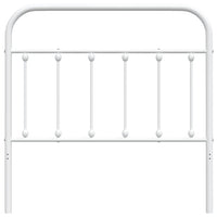 Testiera in Metallo Bianco 100 cm 352656