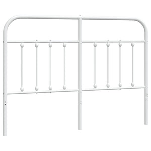Testiera in Metallo-Testiera in Ferro-Testata Bianco 140 cm 764220