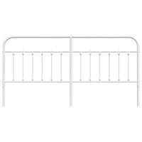 Testiera in Metallo Bianco 193 cm 352664