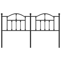 Testiera in Metallo Nero 160 cm 353474