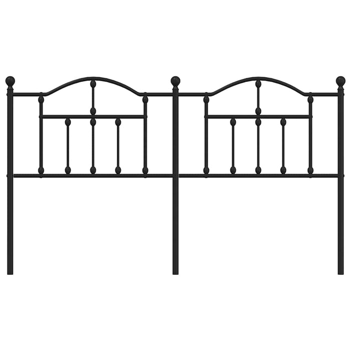 Testiera in Metallo Nero 160 cm 353474