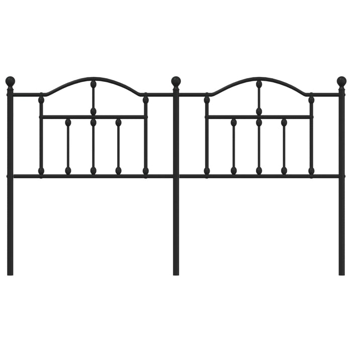 Testiera in Metallo Nero 160 cmcod mxl 81847