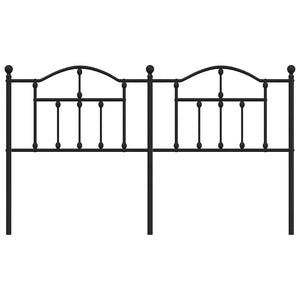 Testiera in Metallo Nero 180 cm 353475