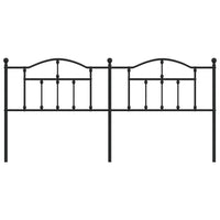 Testiera in Metallo Nero 200 cm 353477