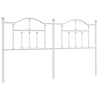 Testiera in Metallo Bianco 160 cm 353523