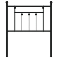 Testiera in Metallo Nero 75 cm 353563