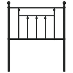 Testiera in Metallo Nero 75 cm 353563