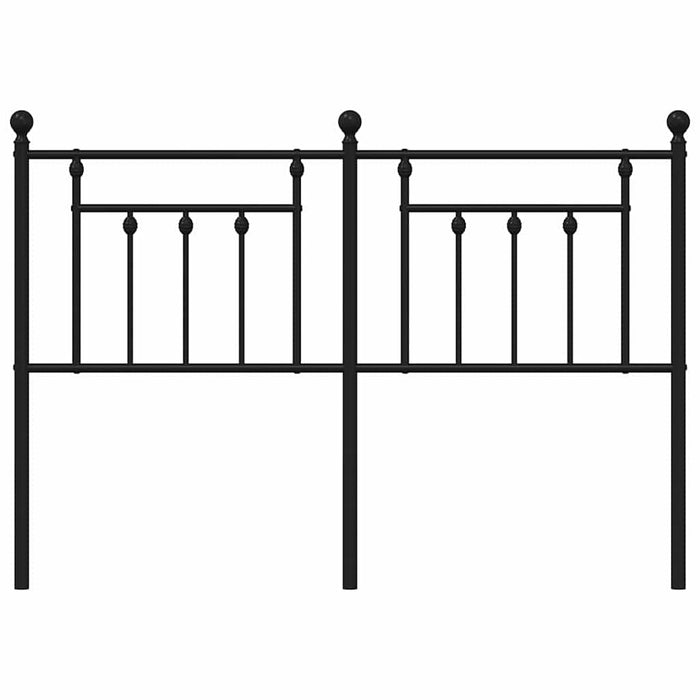 Testiera in Metallo Nero 150 cm 353571