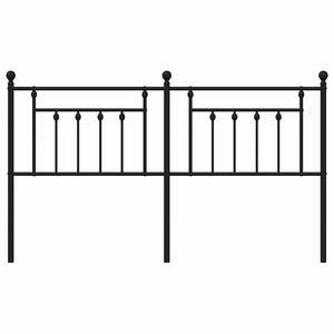 Testiera in Metallo Nero 160 cm 353572
