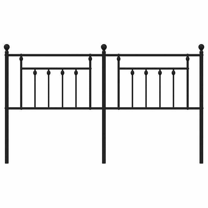 Testiera in Metallo Nero 160 cm 353572