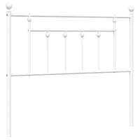 Testiera in Metallo-Testiera in Ferro-Testata Bianco 100 cm 990795