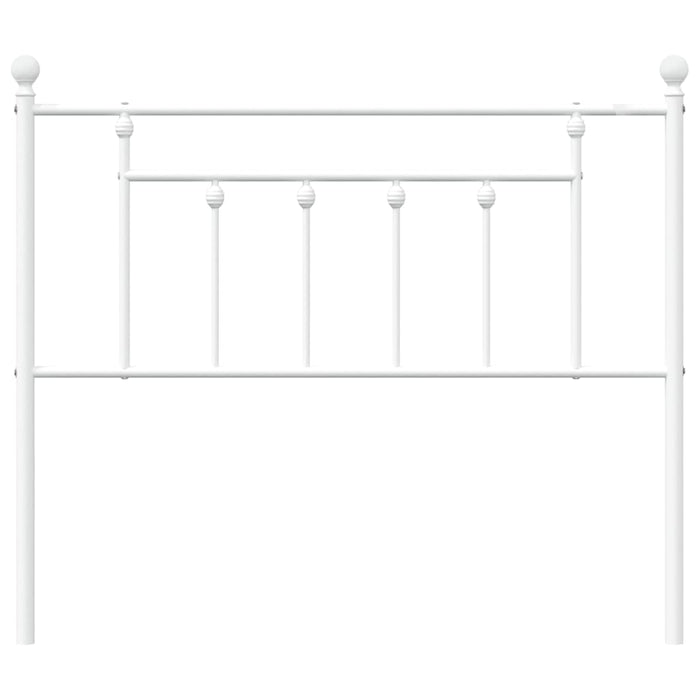 Testiera in Metallo Bianco 107 cm 353616
