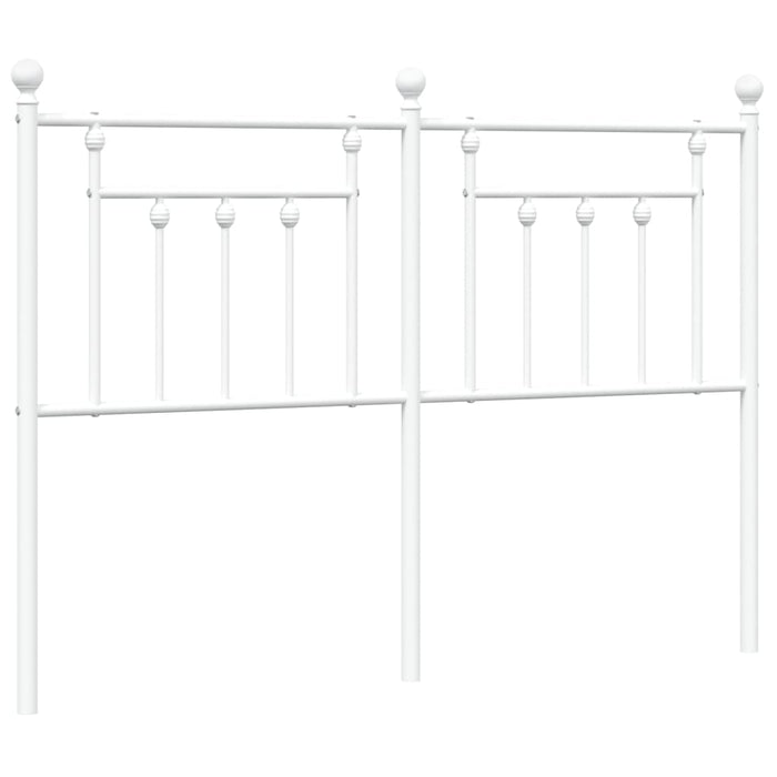 Testiera in Metallo Bianco 150 cm 353620