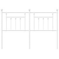 Testiera in Metallo Bianco 150 cm 353620