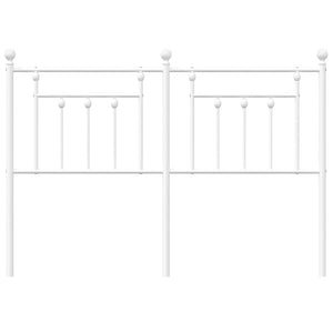 Testiera in Metallo Bianco 150 cm 353620