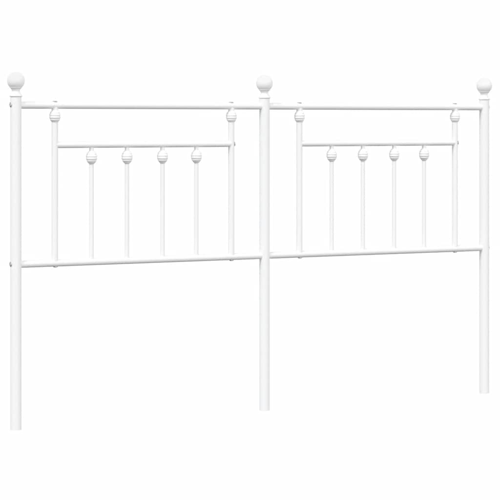 Testiera in Metallo Bianco 180 cm 353622