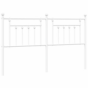 Testiera in Metallo Bianco 180 cm 353622