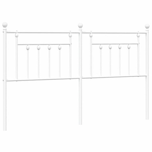 Testiera in Metallo Bianco 180 cm 353622