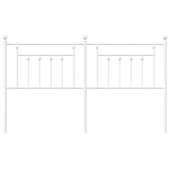 Testiera in Metallo Bianco 180 cm 353622