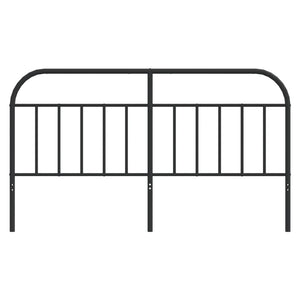 Testiera in Metallo Nero 160 cm
