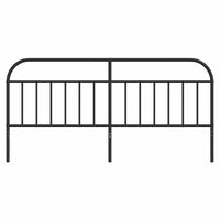Testiera in Metallo Nero 193 cm 353672