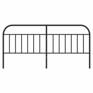 Testiera in Metallo Nero 193 cm 353672