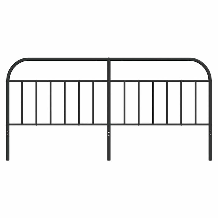 Testiera in Metallo Nero 193 cm 353672