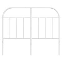 Testiera in Metallo Bianco 120 cm 353715