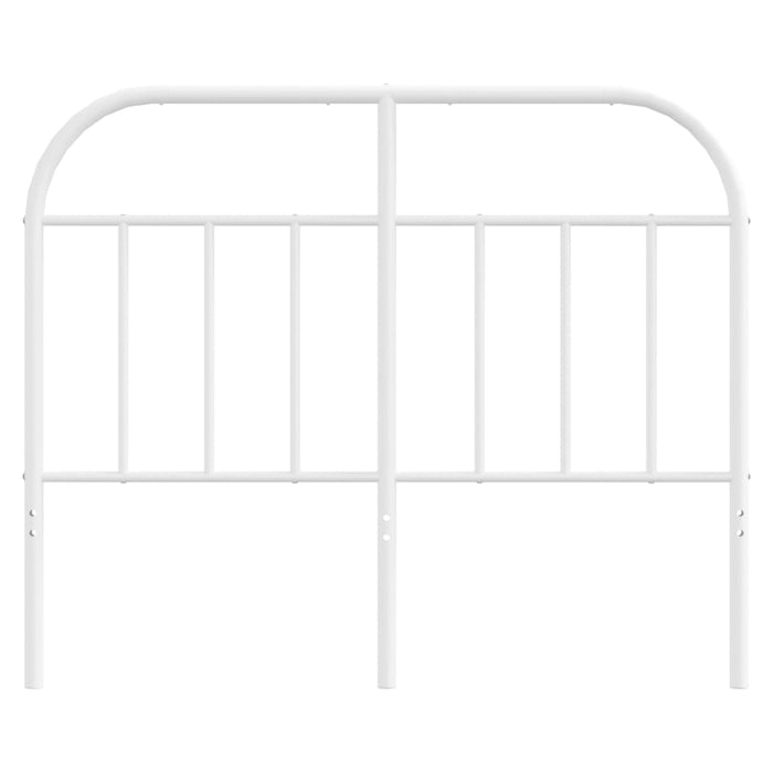 Testiera in Metallo Bianco 120 cm 353715