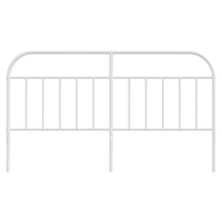 Testiera in Metallo Bianco 180 cm 353720