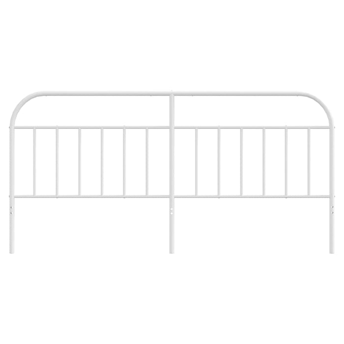 Testiera in Metallo Bianco 193 cm 353721
