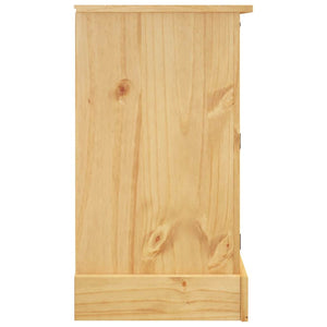 Credenza "Corona" Marrone 112x44x78 cm Legno Massello Pino Messicano 355083