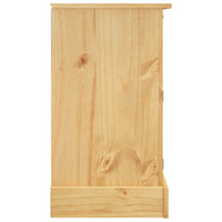 Credenza-Buffet-Armadio da cucina "Corona" Marrone 112x44x78 cm Legno Massello Pino Messicano