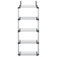 Organizzatore per Porta con 5 Ripiani 52x20x135 cm in Alluminio 154597