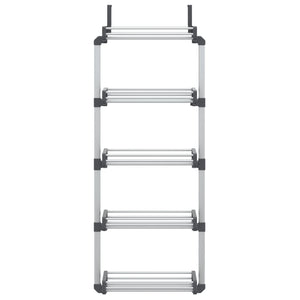 Organizzatore per Porta con 5 Ripiani 52x20x135 cm in Alluminio