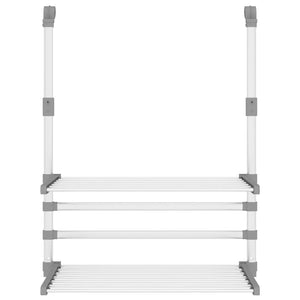 Stendino per Balcone 54x25x42 cm in Alluminio 154604