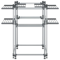 Stendibiancheria 107x107x120 cm in Alluminio